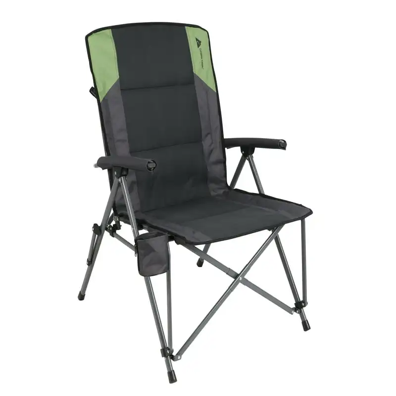 

Back Hard Arm Camping Chair, Gray