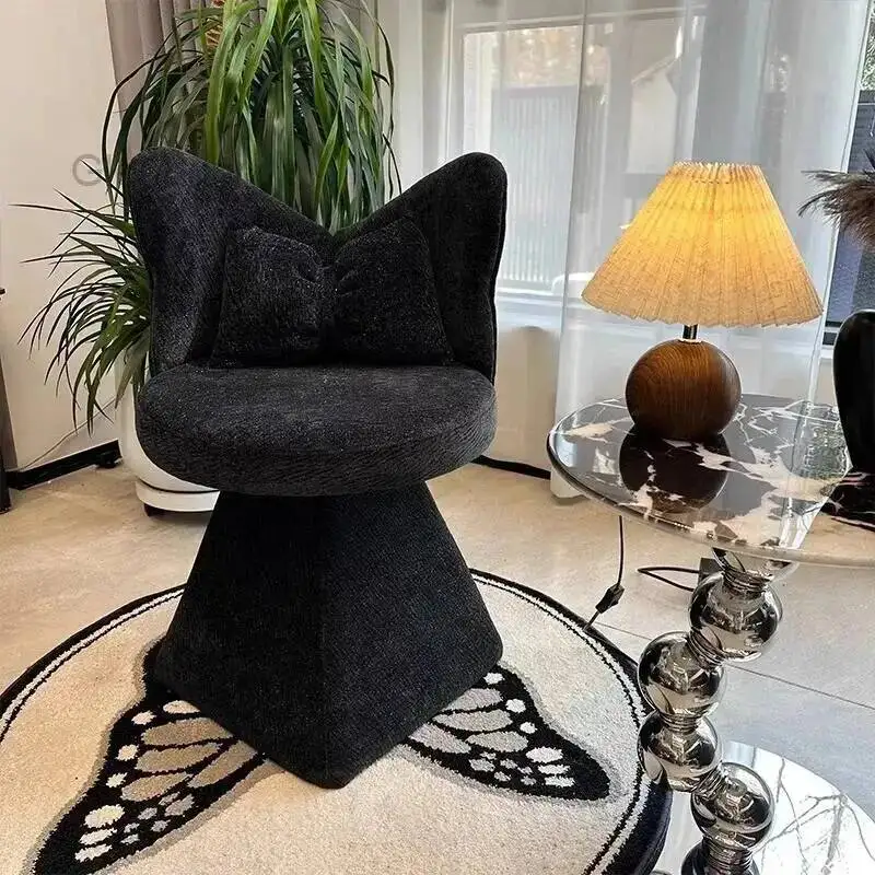 Фото Французские премиум-табуреты Butterfly Light Luxury с спинкой, средневековая мебель для гостиной Taburetek XYDZ №3