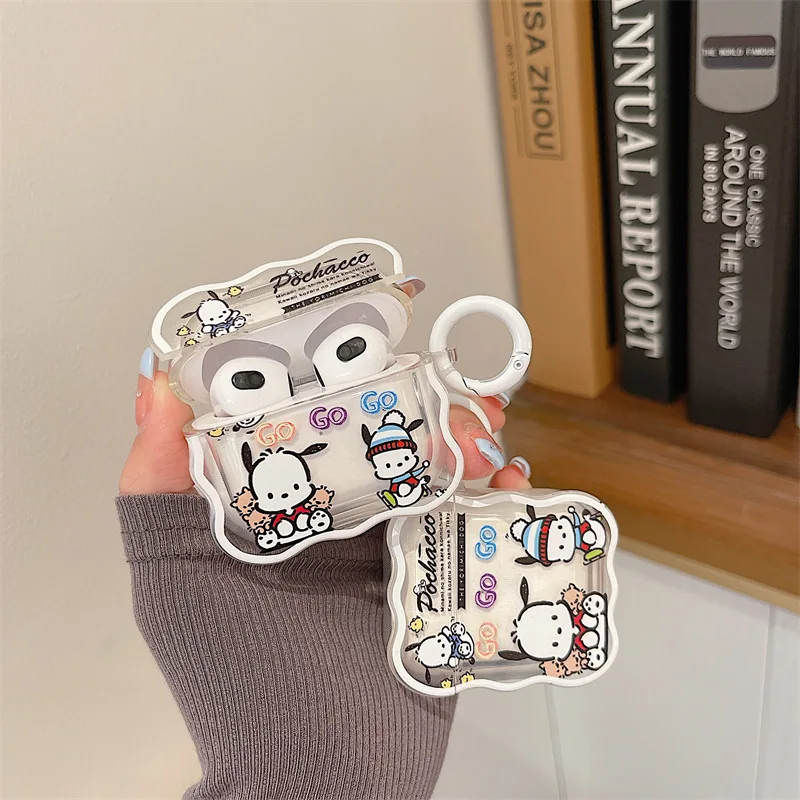

Wave Skateboard Dog Case for AirPods 1 / 2 / 3 Pro Case Cover TWS Bluetooth Earbuds Accessories Protective Case Cover