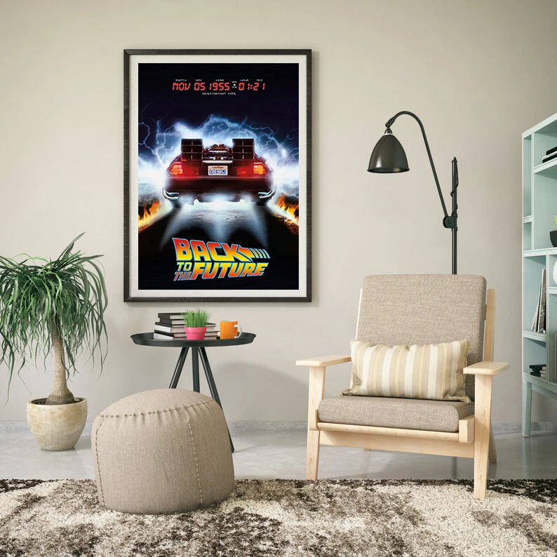 Классический научно-фантастический фильм Назад в будущее трилогия ретро