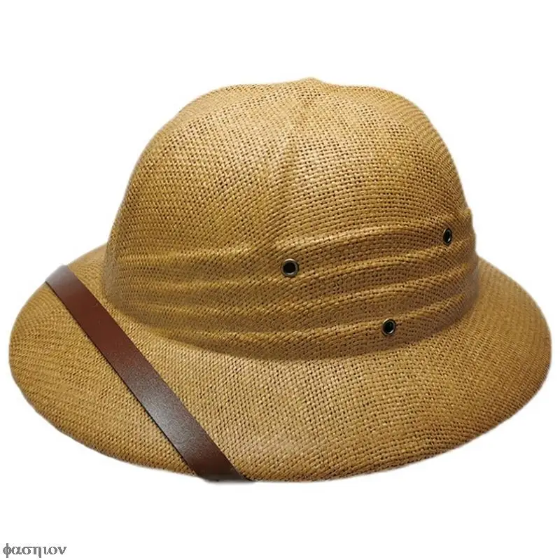 Новинка соломенные шляпы от солнца для мужчин вьетнамские военные армейские
