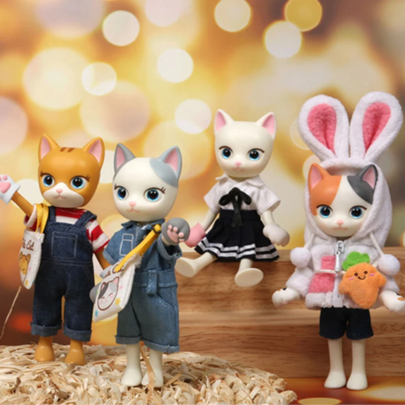 

Blind Box Meow Planet Series Variety Kawaii Model Anime Action Figure Mystery Box Caixa Sorpresa Girls Birthday Toys Gift Guess