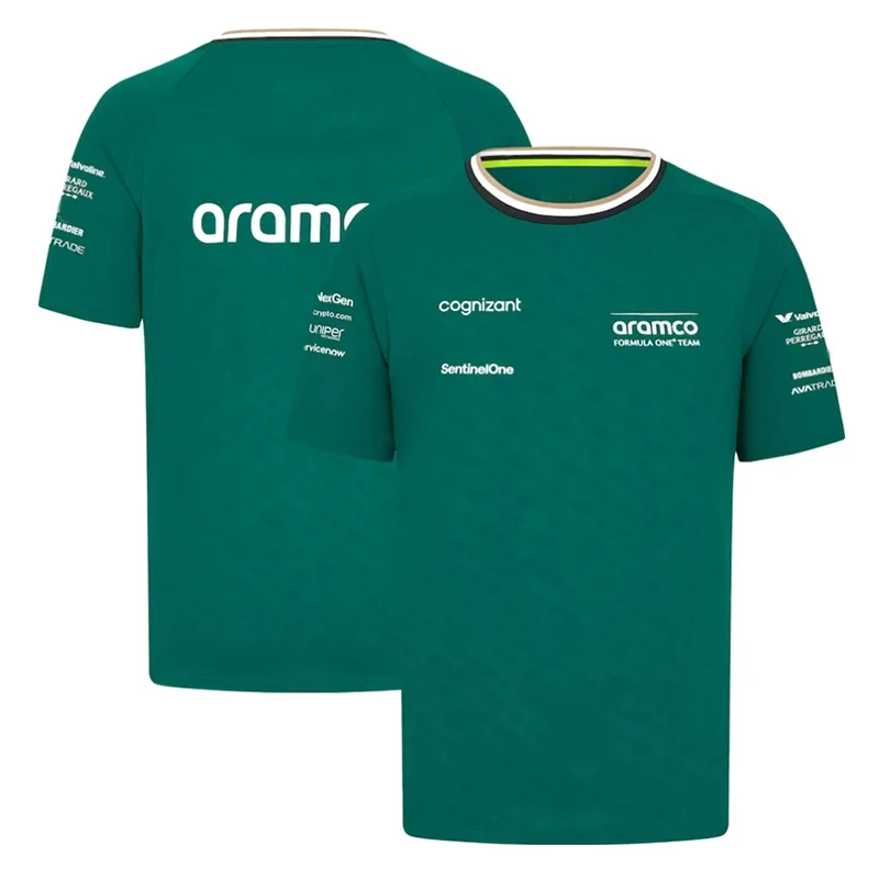 Горячие футболки Aston Martin 2024 F1 Team Spanish Racing Driver Fernando Alonso 14 And Stroll 18 горячая распродажа