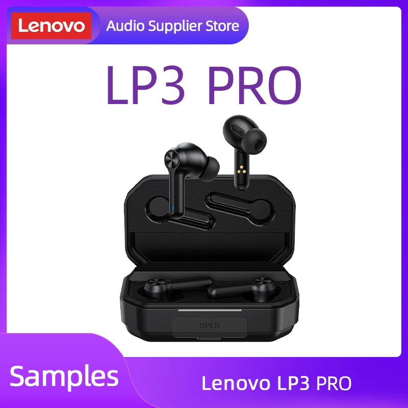 

Lenovo Original LP3 Pro Wireless Headphones Bluetooth Earphones Touch Control Earbuds LED Display Big Battery 1200mAh Headset