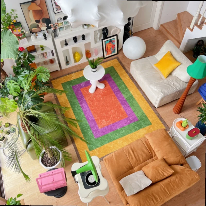 

Best Modern Minimalism Bedroom Decor Plush Carpet Large Area Fluffy Soft Mat Living Rug Carpets Room Non-slip For Lounge