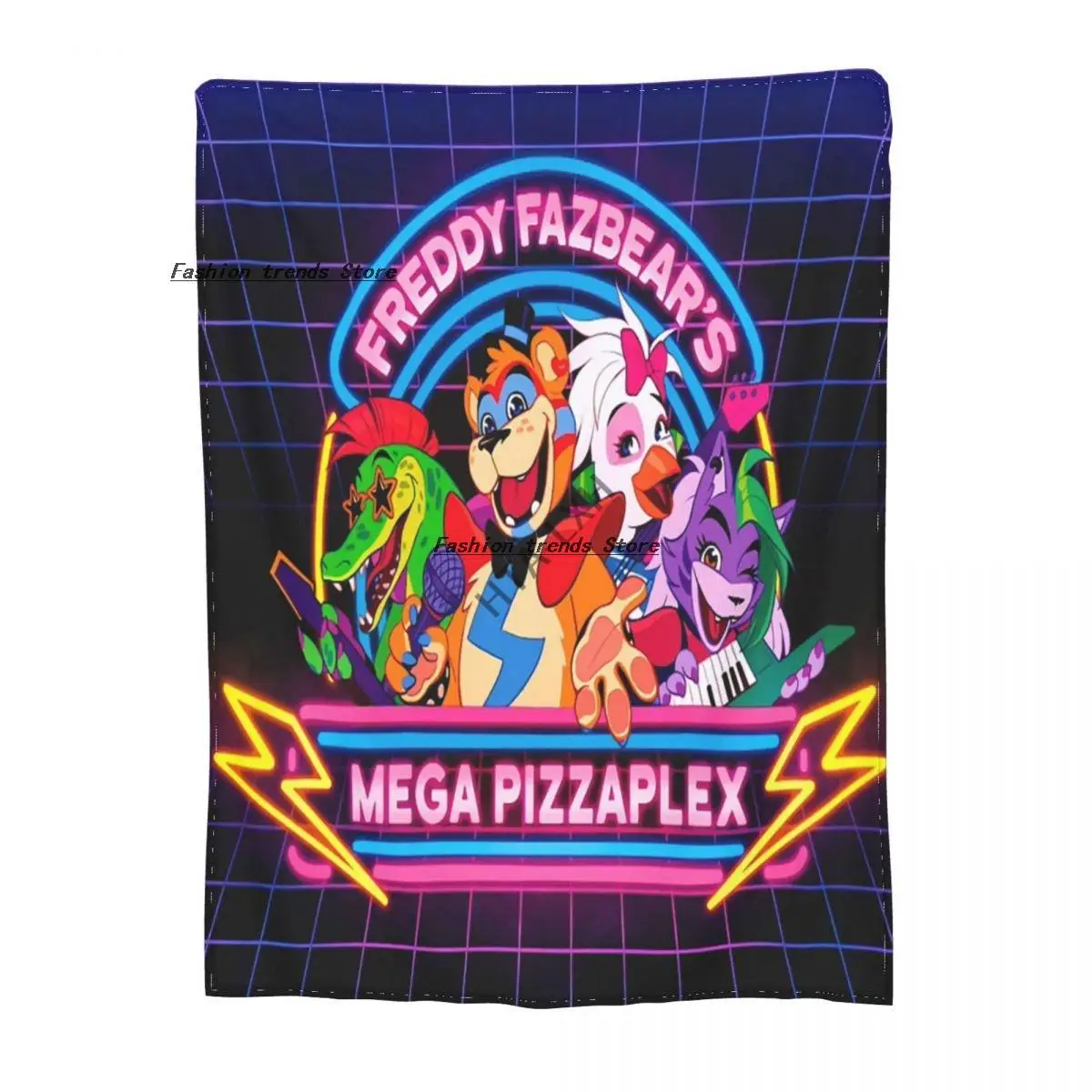 

FREDDY FAZBEAR'S Sherpa Blankets Ultra Soft Flannel Fleece Throw Blankets for Couch Sofa Bed