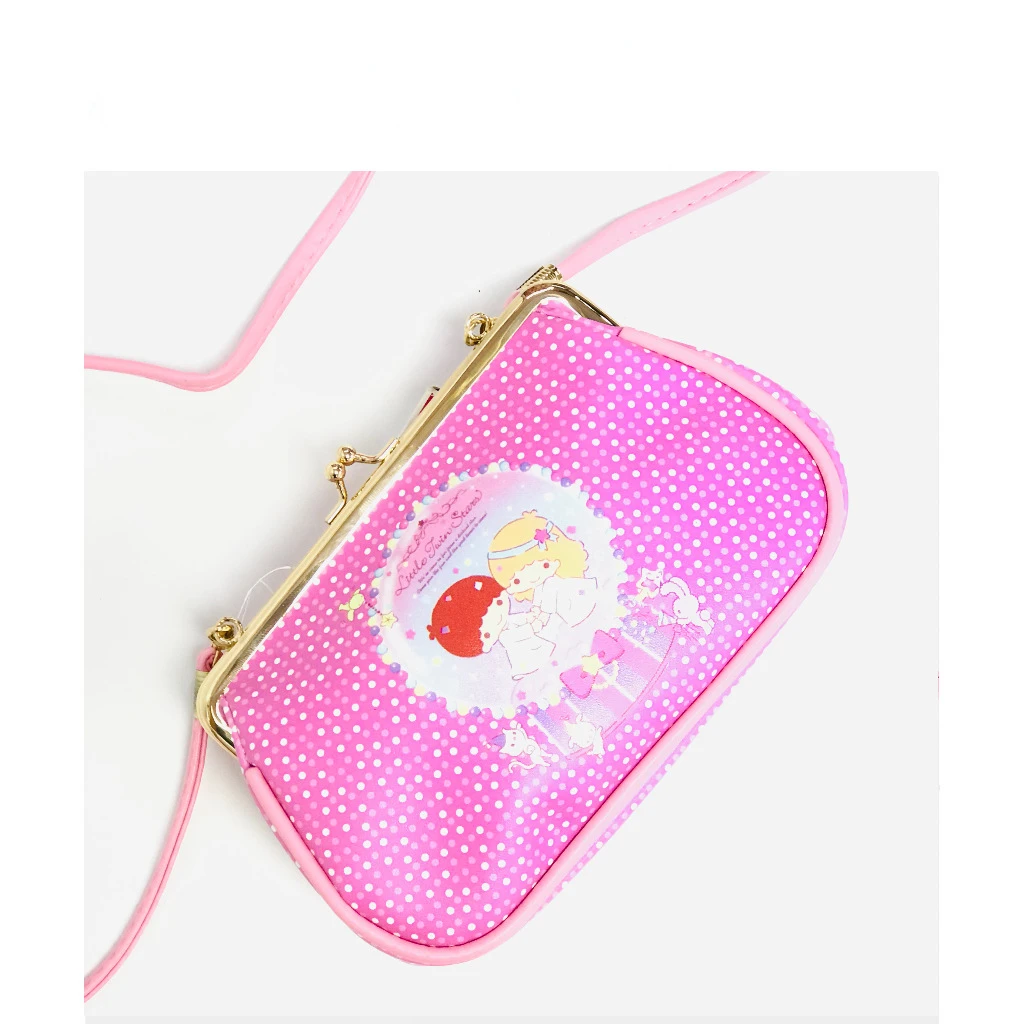 Sanrio Women's Bag Crossbody Shoulder Bag Cute Cartoon Gemini All-Match Coin Purse Princess Wallet