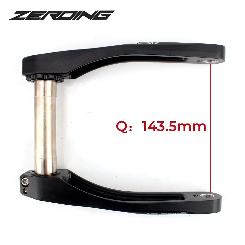 Набор шатунов велосипеда MTB ZEROING с двумя звездочками 36-26T 38-28T GXP, длиной 175 мм, изготовленный из полости алюминиевого сплава с кареткой.