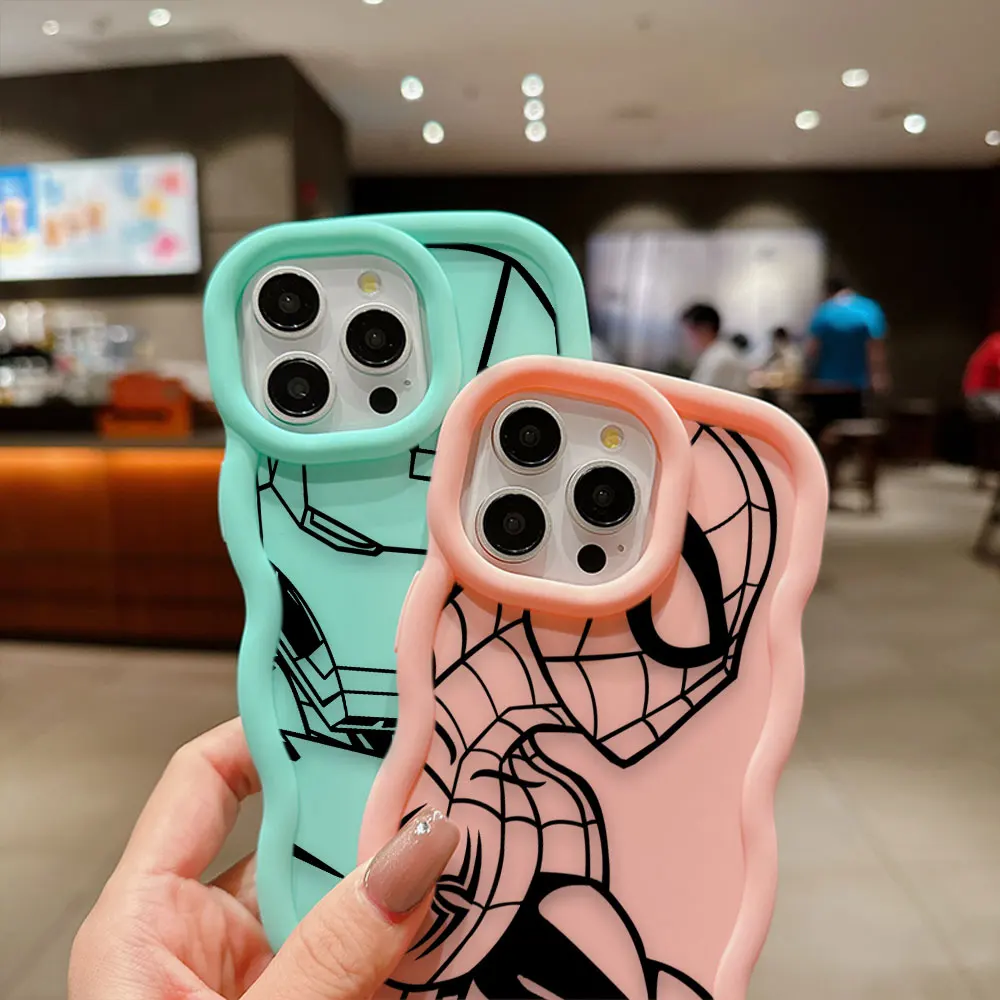 Чехол с принтом &quotЧеловек-паук&quot &quotЖелезный человек&quot &quotВеном&quot