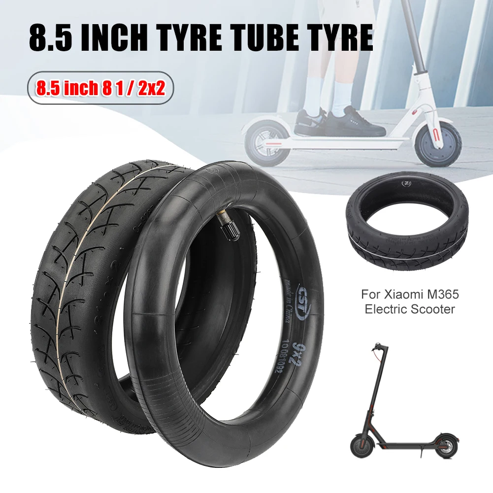 

Rubber Tire 8.5" Inner Tire 10" Outer Tire 8 1/2x2 Upgraded Front Rear Replacement Tyre For Xiaomi M365/Pro Scooters Parts