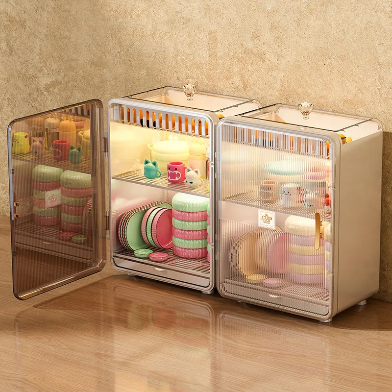 

Nordic Dish Cabinet Container Traditional Corner Cabinet Shelf Sideboard Storage Modern Cocina Muebles Salon Furniture DWH