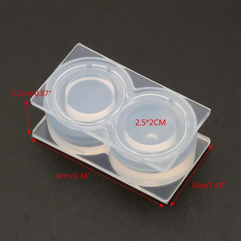 

41XC Small Hollow Storage Box With Lid Resin Silicone Mold Epoxy Resin Jewelry Tools