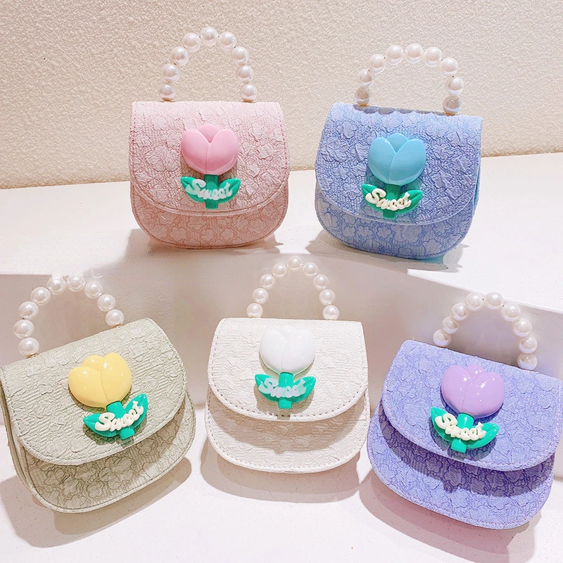 

Girls Mini Crossbody Bag Cute Flower Purses and Handbags for Kids Coin Pouch Baby Party Purse Hand Bag Gift