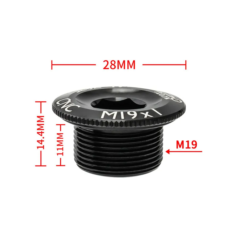 Велосипедный Нижний Кронштейн m19из алюминиевого сплава стандартная гайка