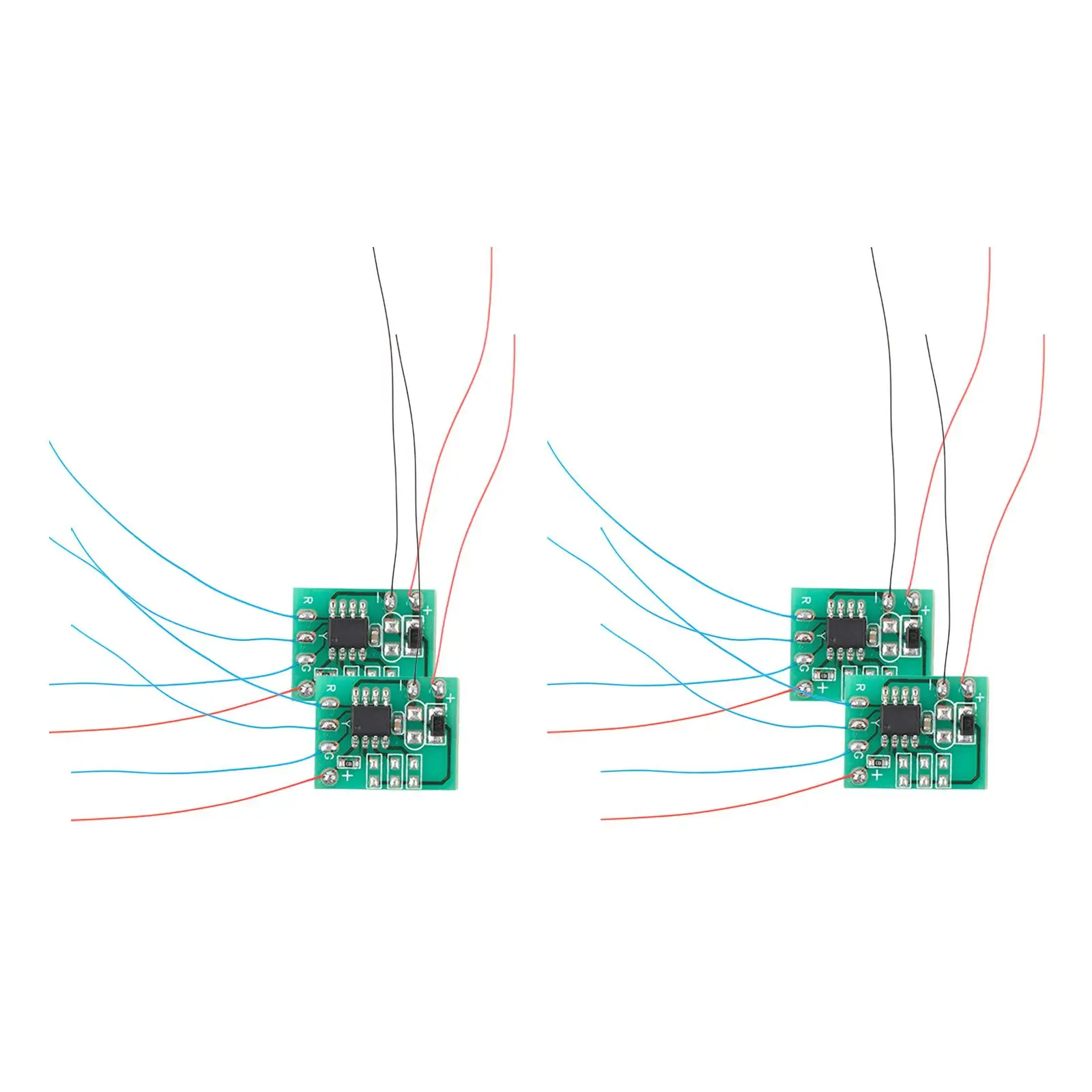 

4 шт. # Мини-печатная плата, детский светофор, игрушка для дорожного сигнала, «сделай сам»
