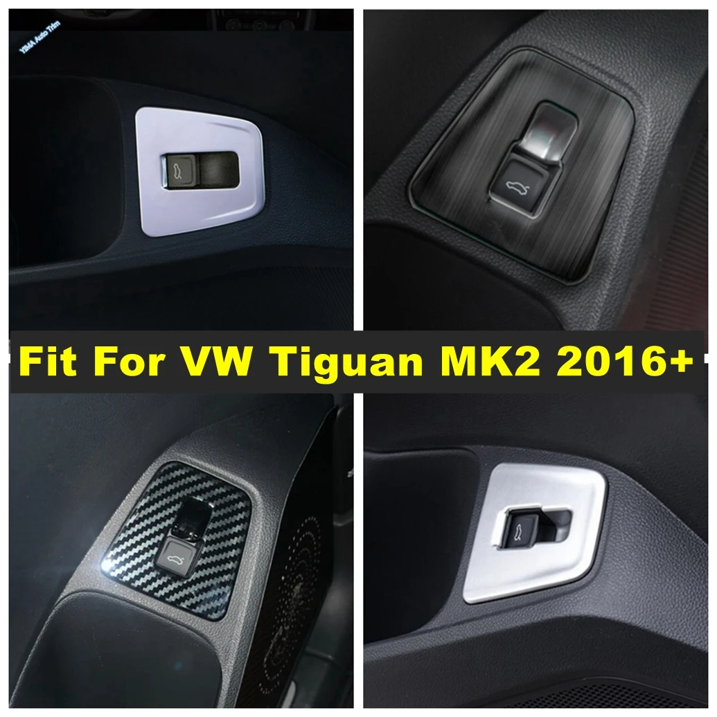 

Tailgate Button Rear Trunk Switch Decoration Cover Trim Fit For Volkswagen VW Tiguan MK2 2016 - 2022 Car Interior Accessories