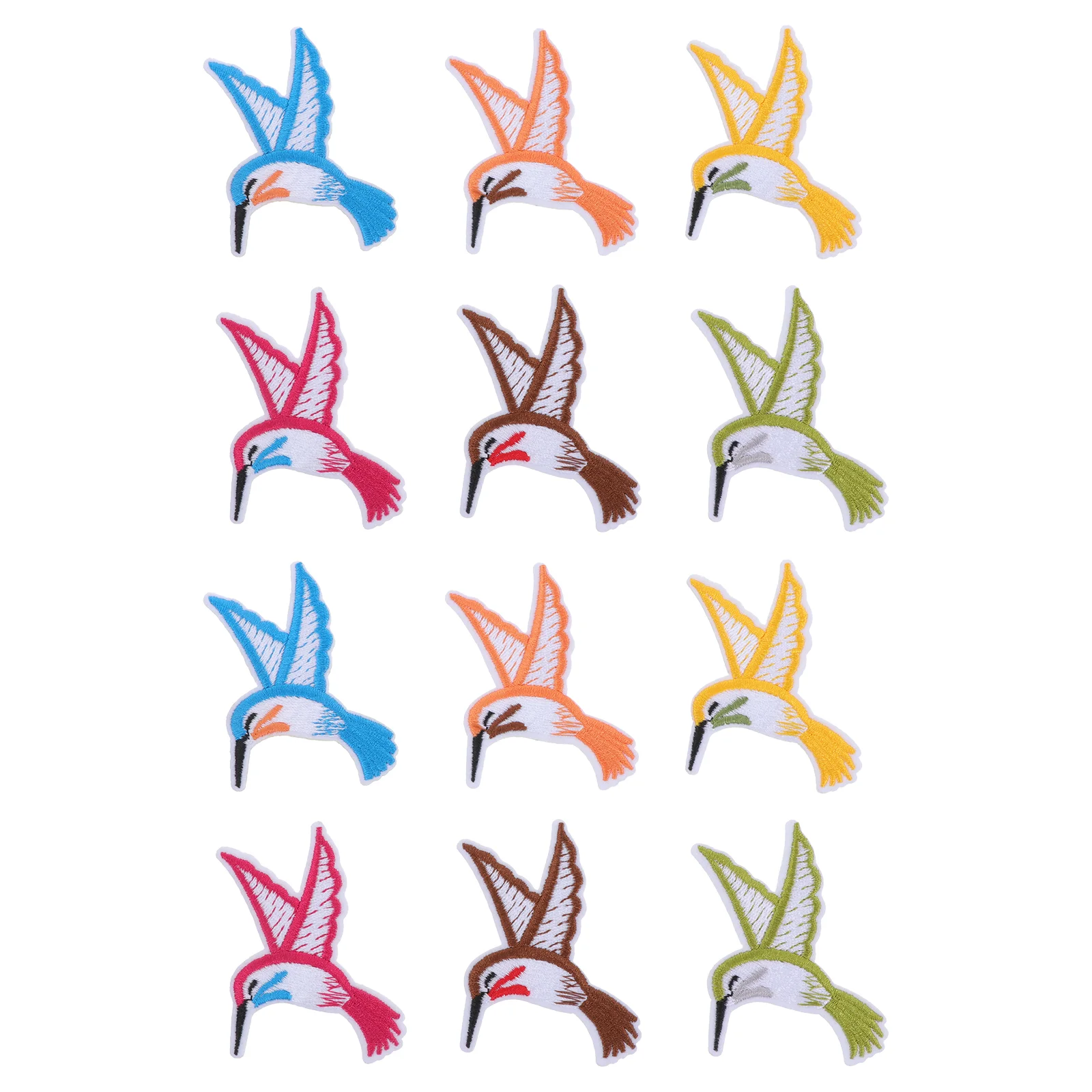 

Patch Appliquehummingbirdsew Sewing Embroidered Clothes Bird Iron Embroidery Diy Cloth Decorative Jeans Ironingbirdie Birds