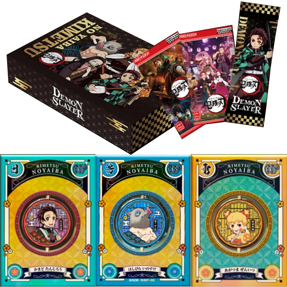 Demon Slayer Card Devil Killer Kitchen Door Tanjiro Nedouzi Anime peripheral characters Collectible Cards Toy Gift