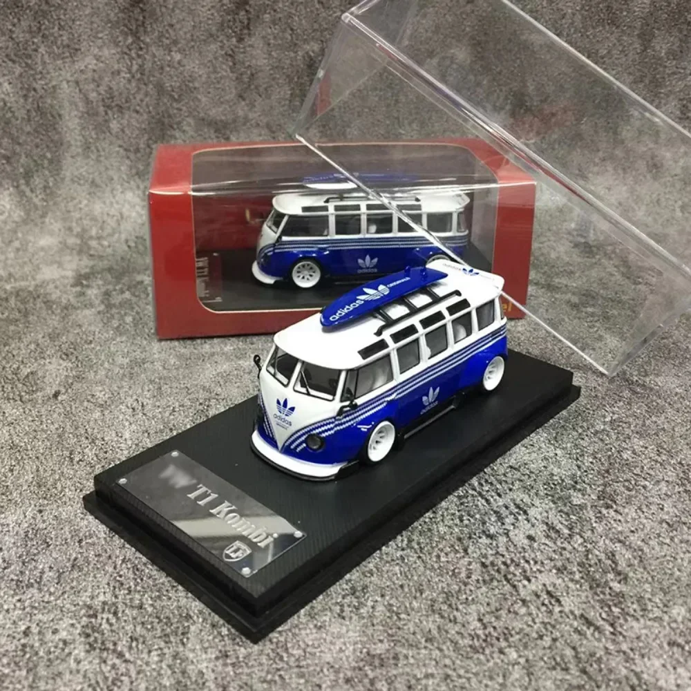 Flame 1:64 Volkswagen T1 Van Kombi широкий корпус настоящая масштабная миниатюра литая под