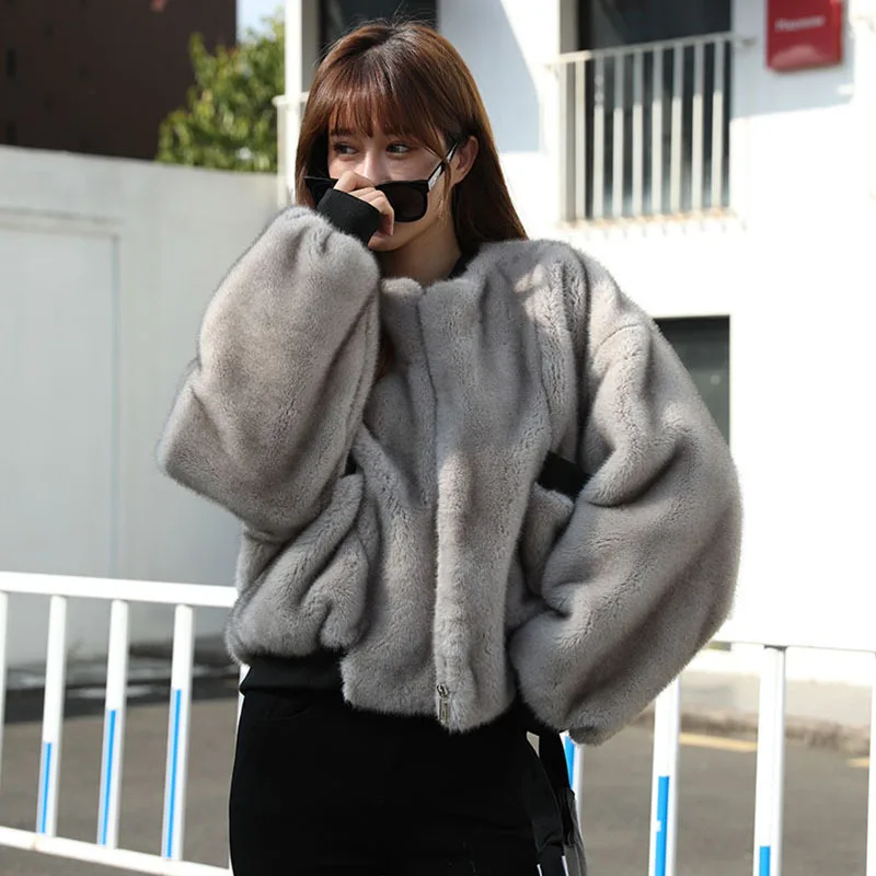 real women mink coats female mink fur coat genuine long fur coat ladies winter clothes oversize 6xl 5xl 7xl imitation fur coats