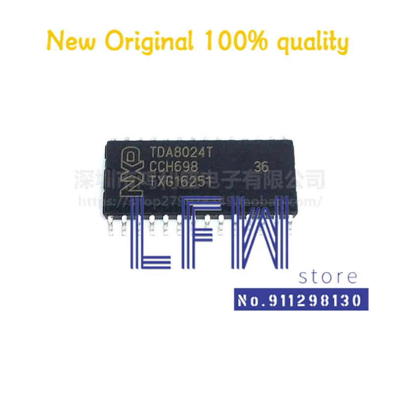 5 шт./лот TDA8024T TDA8024T/C1 TDA8024 SOP28 Чипсет 100% новый и оригинальный Φ