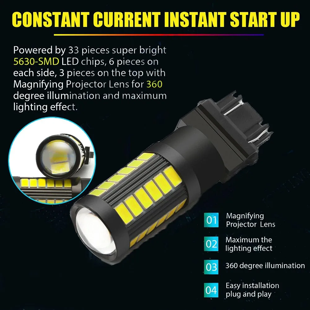 2 шт./комплект автомобильные лампы для дневных ходовых огней
