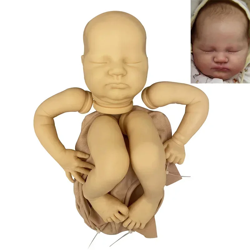 18 дюймов 45 см Bebe Reborn Quinlyn мягкие виниловые куклы аксессуары Diy игрушки части