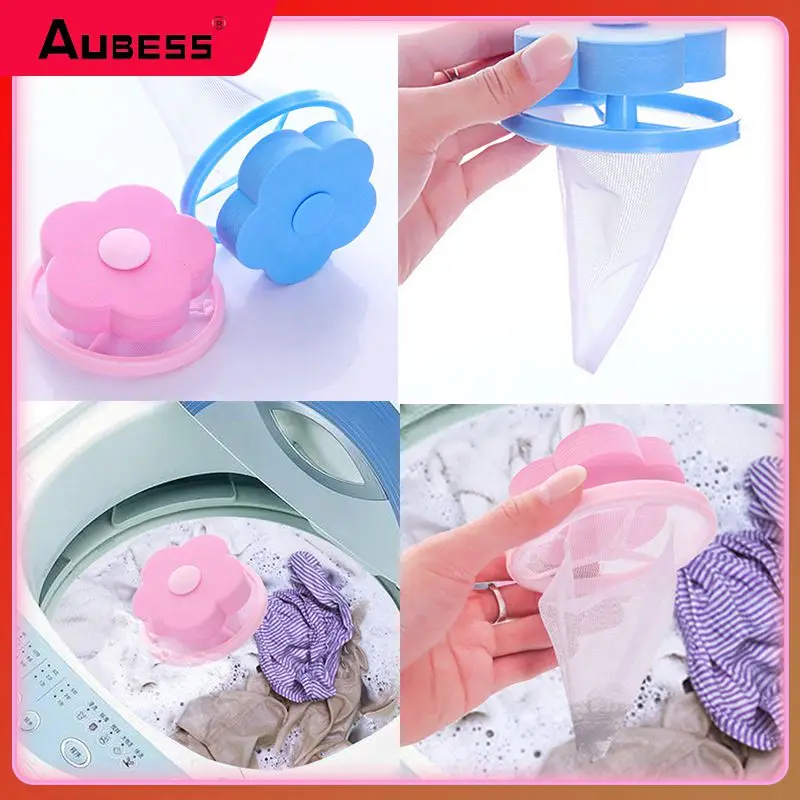 

Washing Net Dirt Catch Household Filter Bag Dirty Collection Trap Reusable Floating Lint Hair Catcher Dropshipping Hair Filter