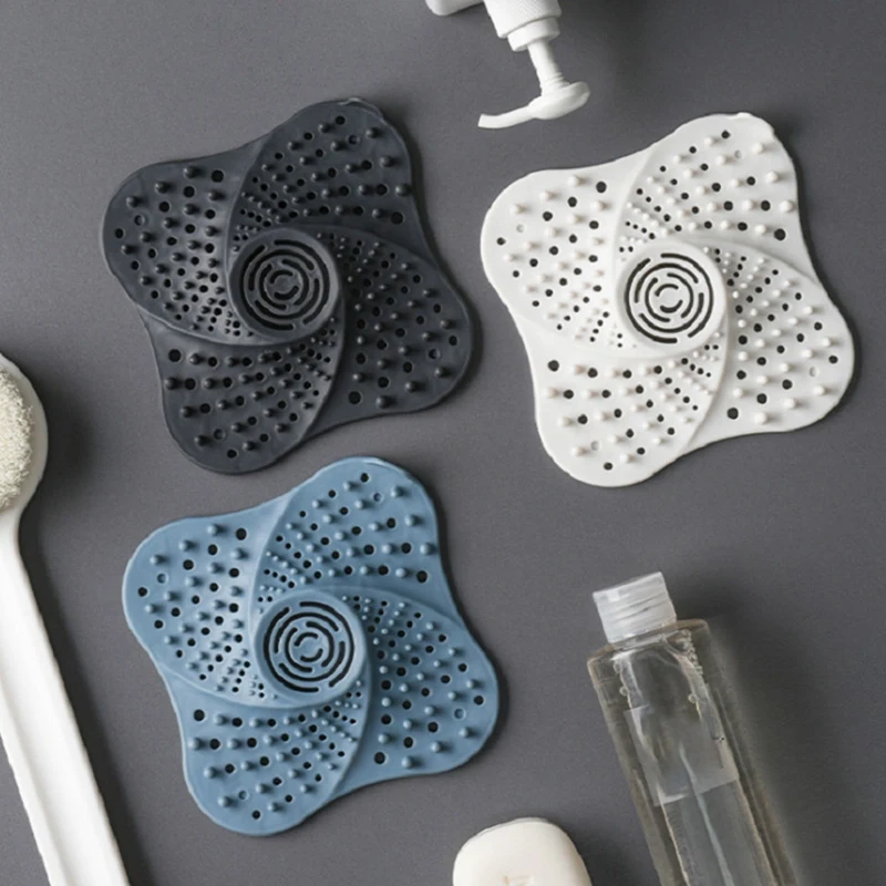 

Drain Hair Catcher Bath Stopper Plug Sink Strainer Shower Hair Filter Durable Garbage Collector For Bathroom Bathtub Kitchen
