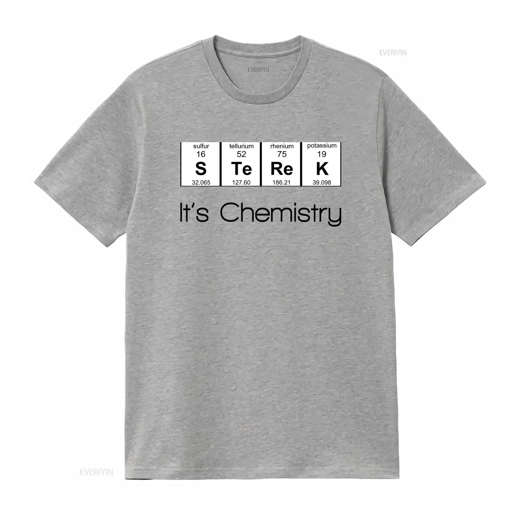 Фото Футболка T Shirtn Wolf Sterek It's Chemistry: Классическая научно-тематическая футболка в винтажном стиле с легким графическим дизайном №3
