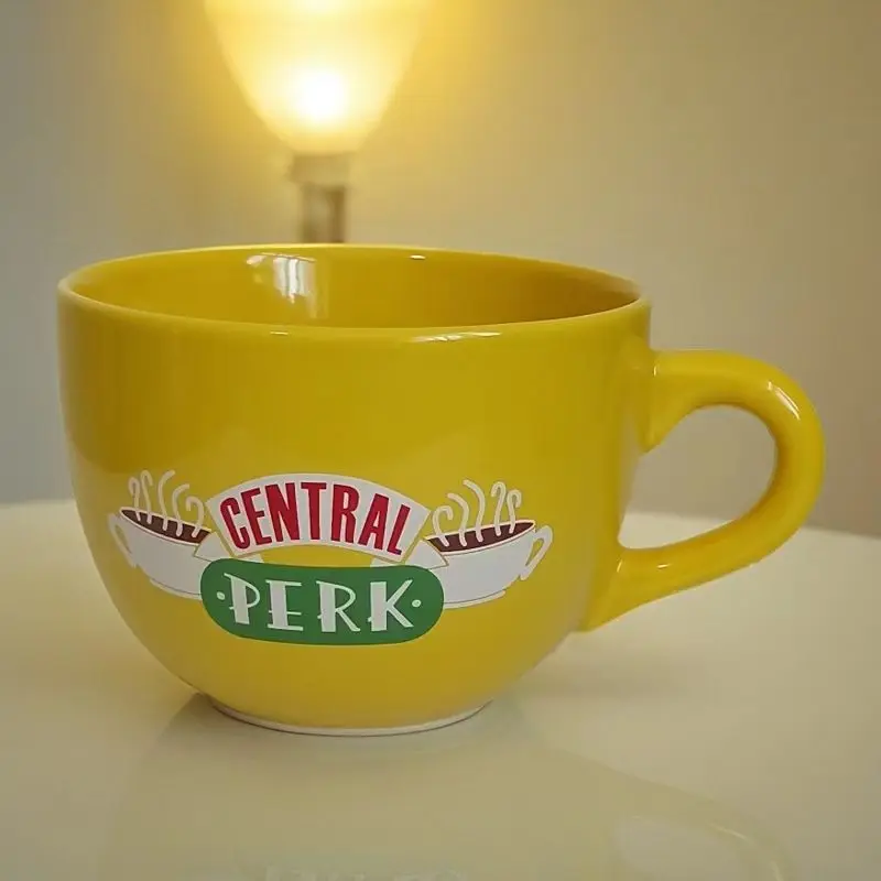 

Керамическая кофейная чашка Friends TV Series, 650 мл, чашка Friends Central Cafe Cappuccino, многоцветная лента, бутылка для воды Tazas Moomin