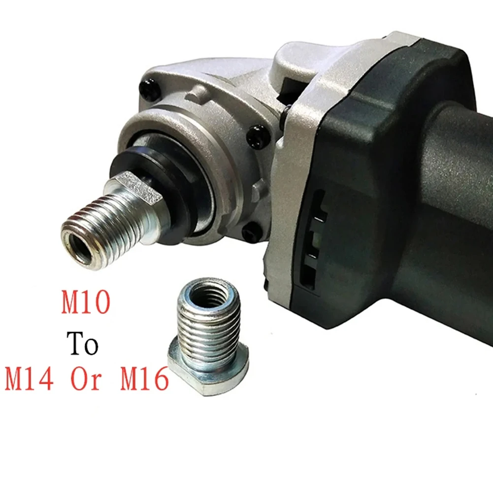 

1 шт. резьбовой преобразователь для угловой шлифовальной машины, полировальный адаптер, внутренний M10 внешний M14/M16 винтовой интерфейс, соединительный стержень