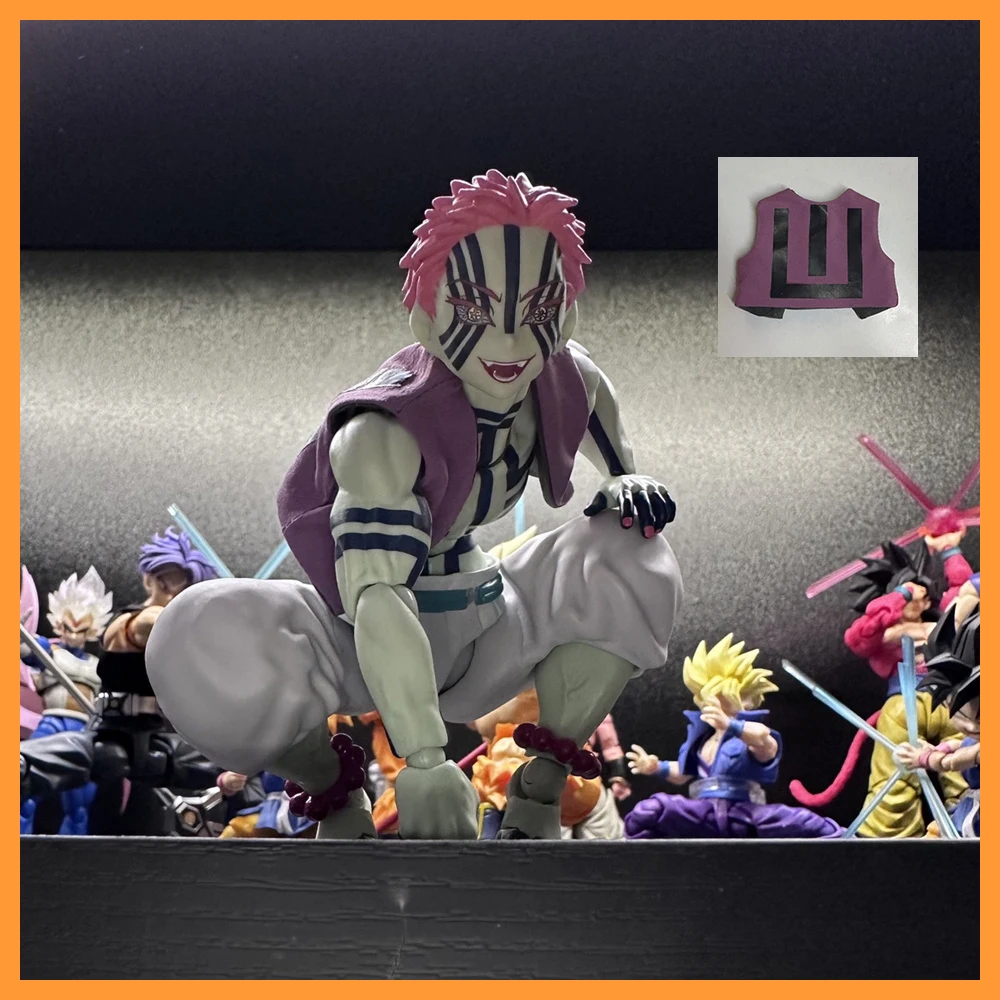 В наличии масштаб 1/12 BUZZMOD Demon Slayer Akaza фиолетовый жилет мини-модель одежды для