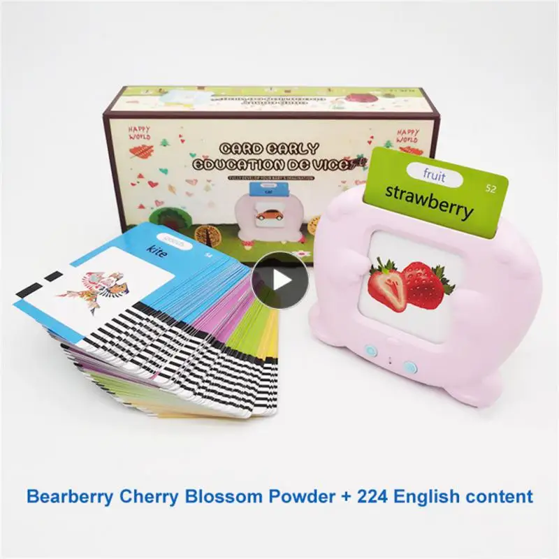 

English Flashcards Kids English Word Games Talking Early Education Card Machine Toys Education Electronic Book