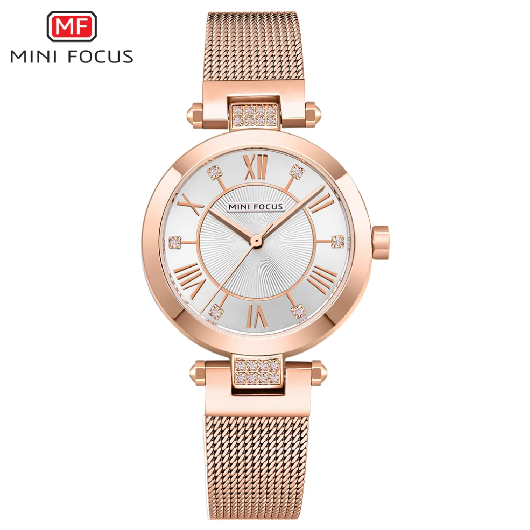 MINI FOCUS Women Fashion Casual Watch Simple Quartz Lady  Wristwatch Female Luxury Brand Waterproof Watches Clock reloj mujer enlarge