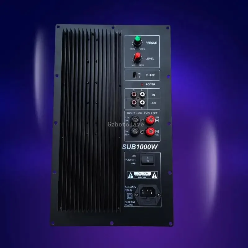 Готовая 15-дюймовая мощная домашняя панель усилителя сабвуфера высокой мощности