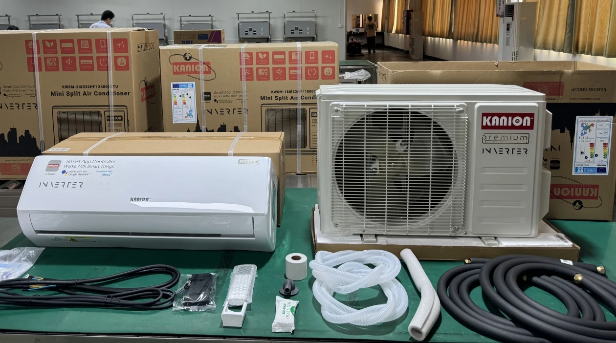 Фото Умные кондиционеры 24000 BTU, мини-кондиционер 2 тонны, R410A, сплит-система для домашнего охлаждения №2