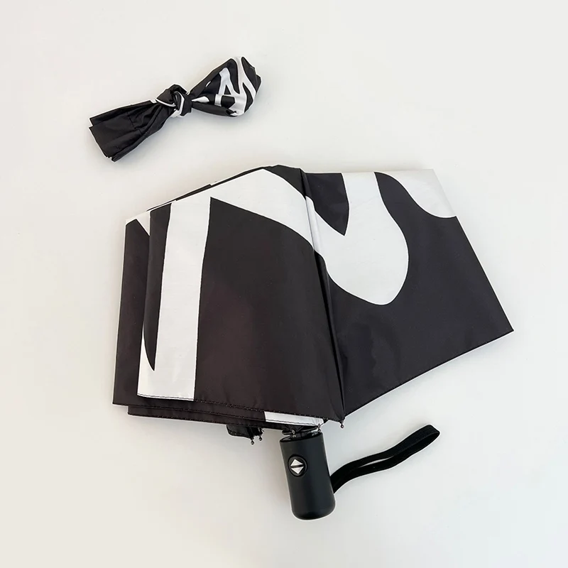 Брендовый Зонт с надписью ручной автоматический зонт от солнца и дождя