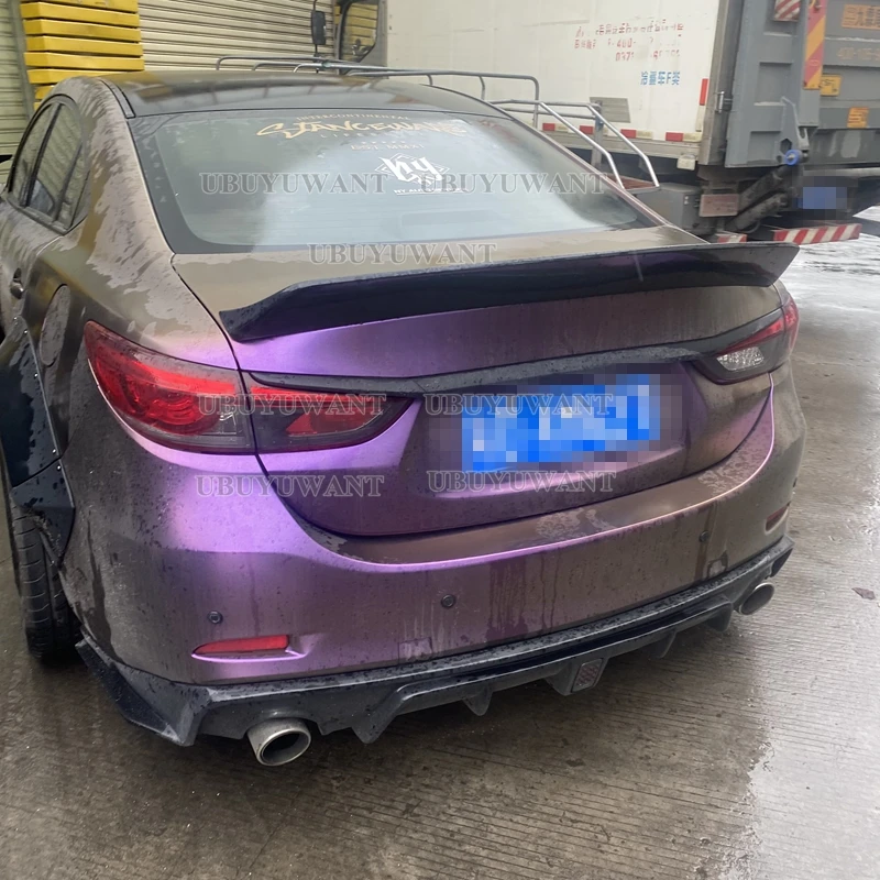 

For Mazda 6 Atenza Spoiler 2014 2015 2016 2017 2018 2019 2020-2023 ABS Carbon fiber pattern Material Car Spoiler Color Spoiler