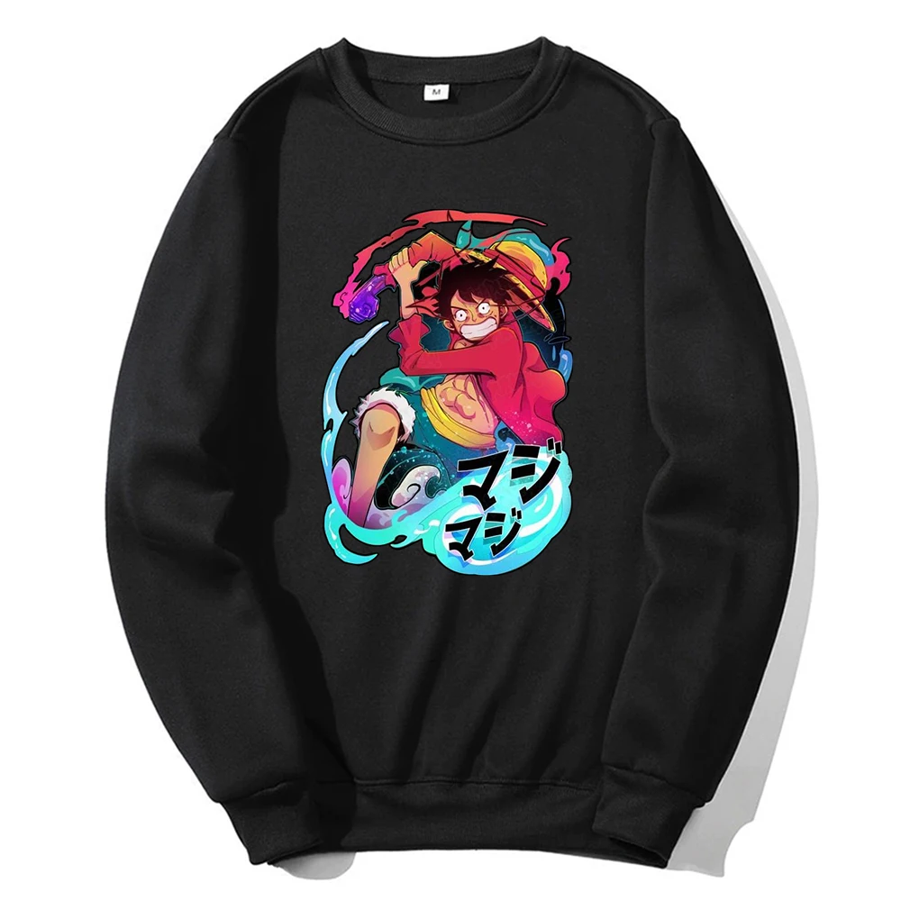 

2022 Autumn Men Fashion One Piece Japan Anime Luffy Hoodie Sweatshirt Hip Hop Cool Streetwear Man Fitness Hoodie OnePiece Anime