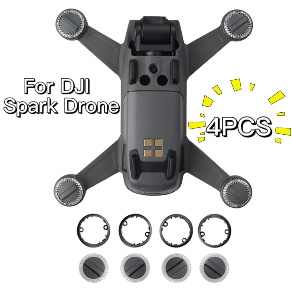 4 светодиодный т. затеняющие светодиодные лампы для дрона DJI Spark | Электроника