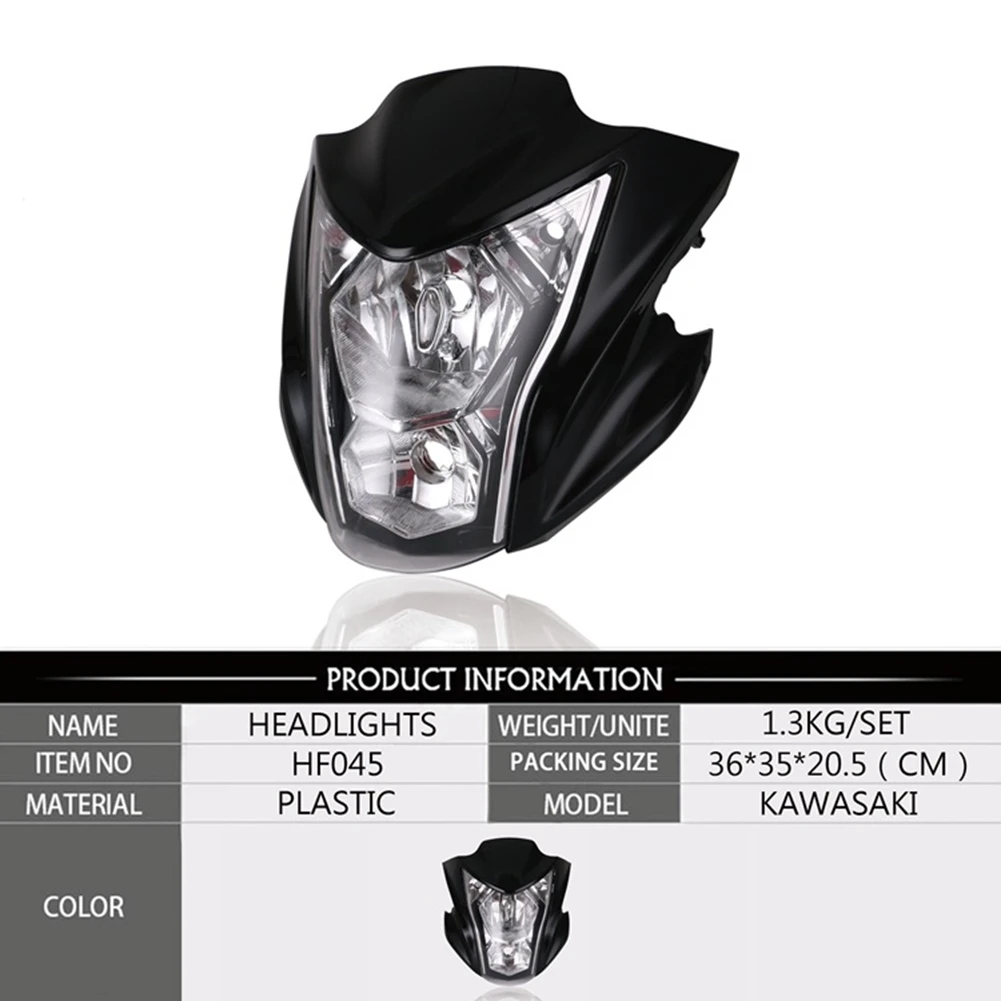 Передняя светодиодная фара в сборе для мотоцикла Kawasaki ER6N ER 6N 2012-2016