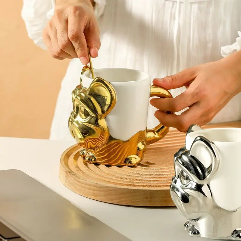 1 шт. креативная стереочашка для кофе с собакой чашка чая мультяшными животными