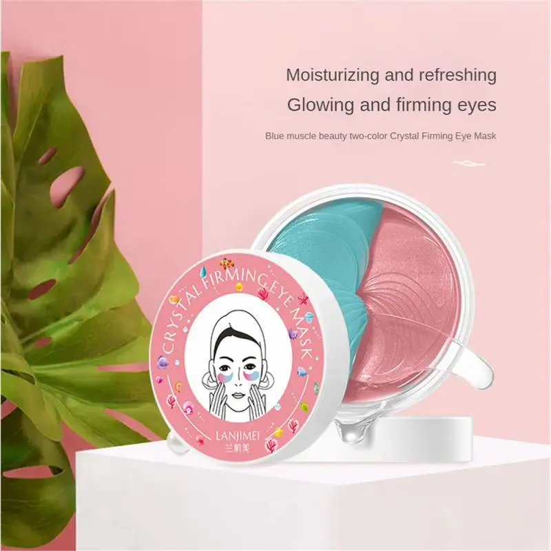 

60pcs=30 Pairs Rose Seaweed Moisturizing Gel Eye Mask Anti Aging Collagen Crystal Eye Patches Nourish Repair Remove Dark Circles