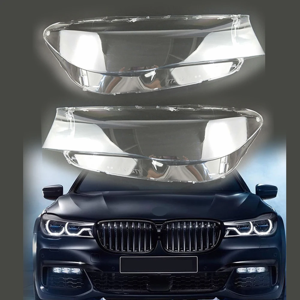 

For BMW 7 series G11 G12 2016-2018 730Li 740Li 750Li Car Headlight Lens Shell Case Lampshade Pair