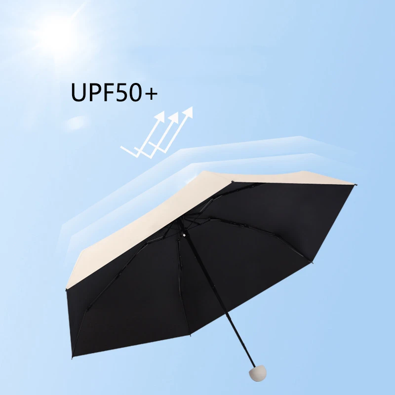 Mini Capsule Umbrella Light Sunny Rainy Umbrella Women Anti-UV Sunshade Umbrella Pocket Sunscreen Umbrella Portable Paraguas