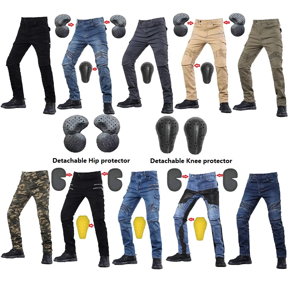 

Moto Equipment For Men Motorcycle Pants Pantalon Motocross Belt Protective Gear Motorcycle Driver's License Test Motos Jeans