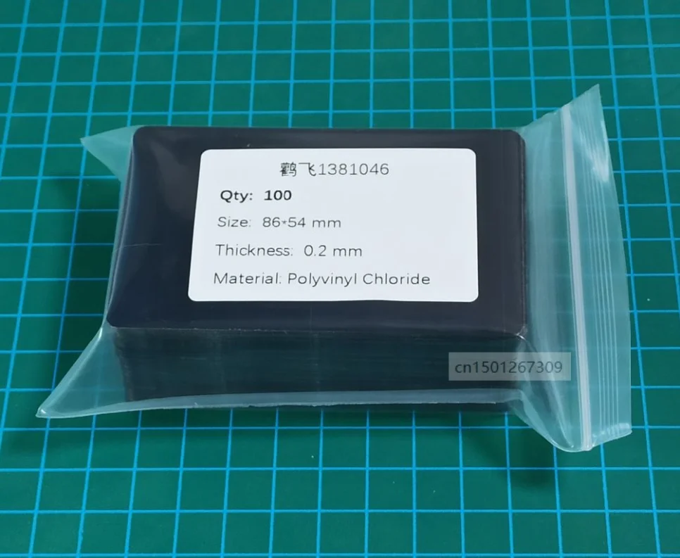 

Визитные карточки STORKFLY глянцевые черные 86x54 мм