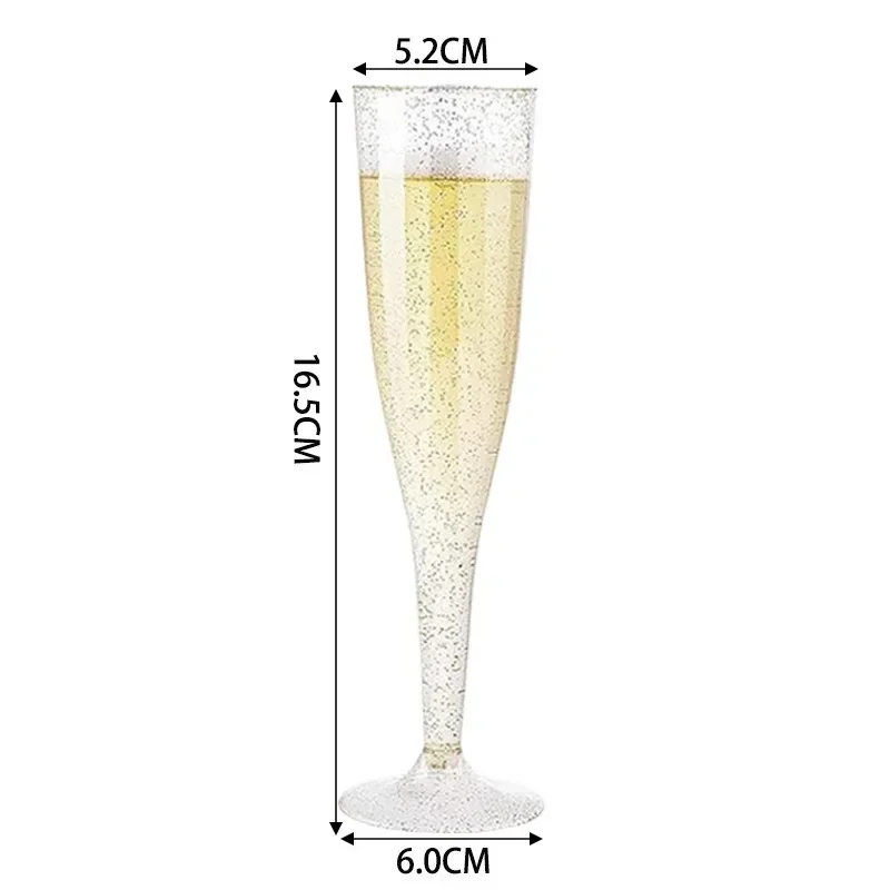 

Пластиковые фужеры для шампанского 25 штук