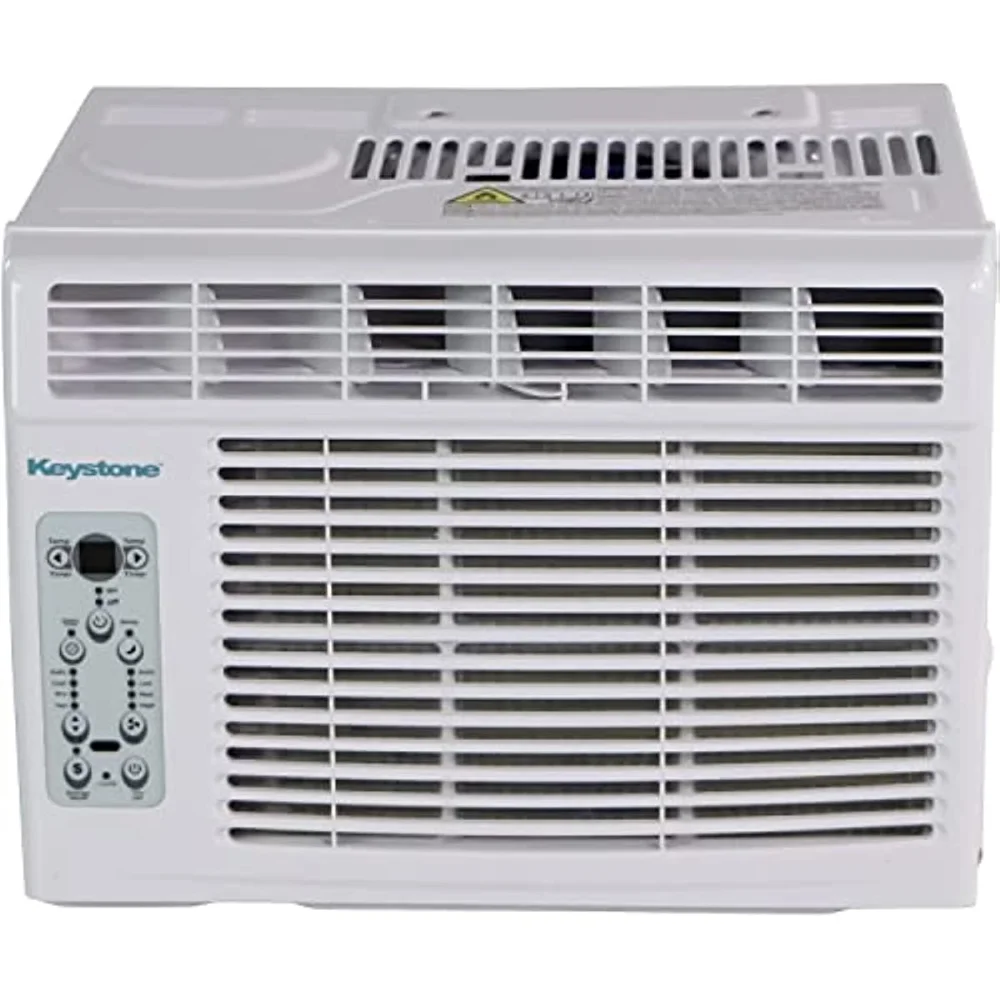 

5,000 BTU Window Mounted Air Conditioner, Cools Rooms Up to 150 Sq. Ft., with Follow Me LCD Remote Control, Sleep Mode